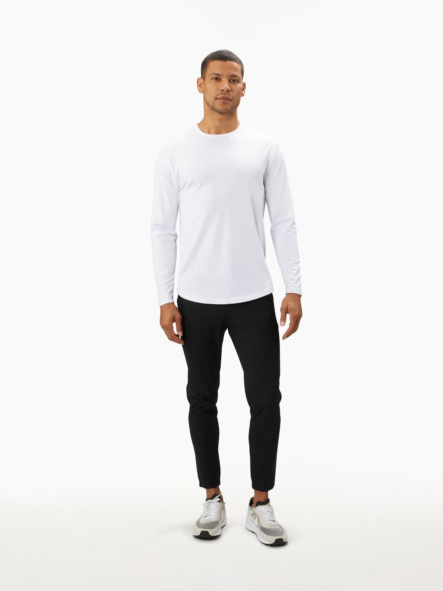 AO Universal Long Sleeve Curve-Hem Tee