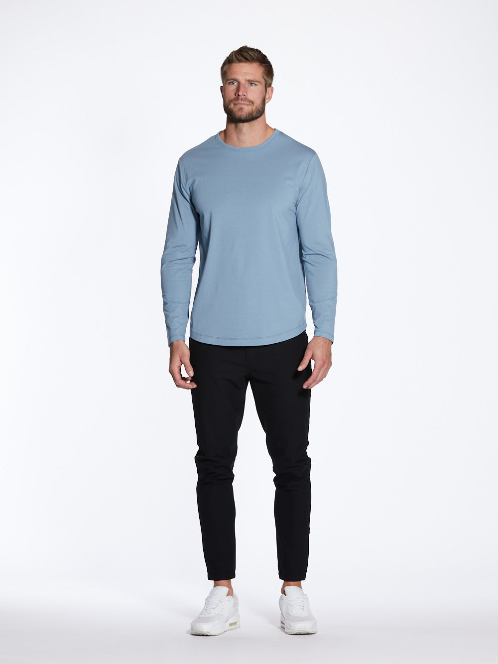AO Universal Long Sleeve Curve-Hem Tee